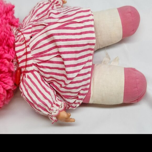 EL GRECO VTG 80's GREEK 15'' PATAPOUF PATAPOUF PLUSH DOLL SOFT TOY Pinkl - Picture 7 of 7